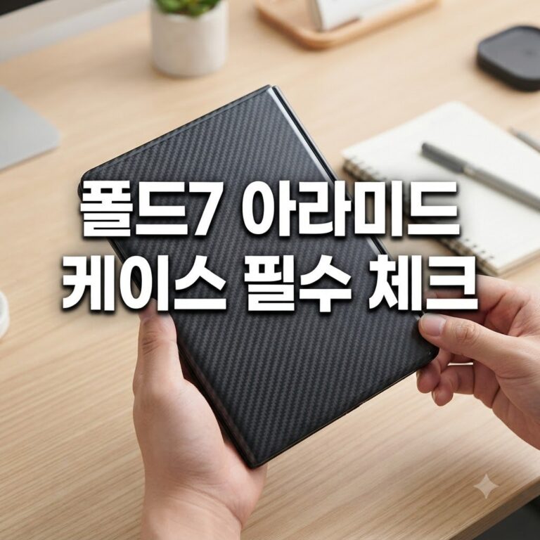 폴드7 아라미드 케이스 구매 전 꼭 확인할 점