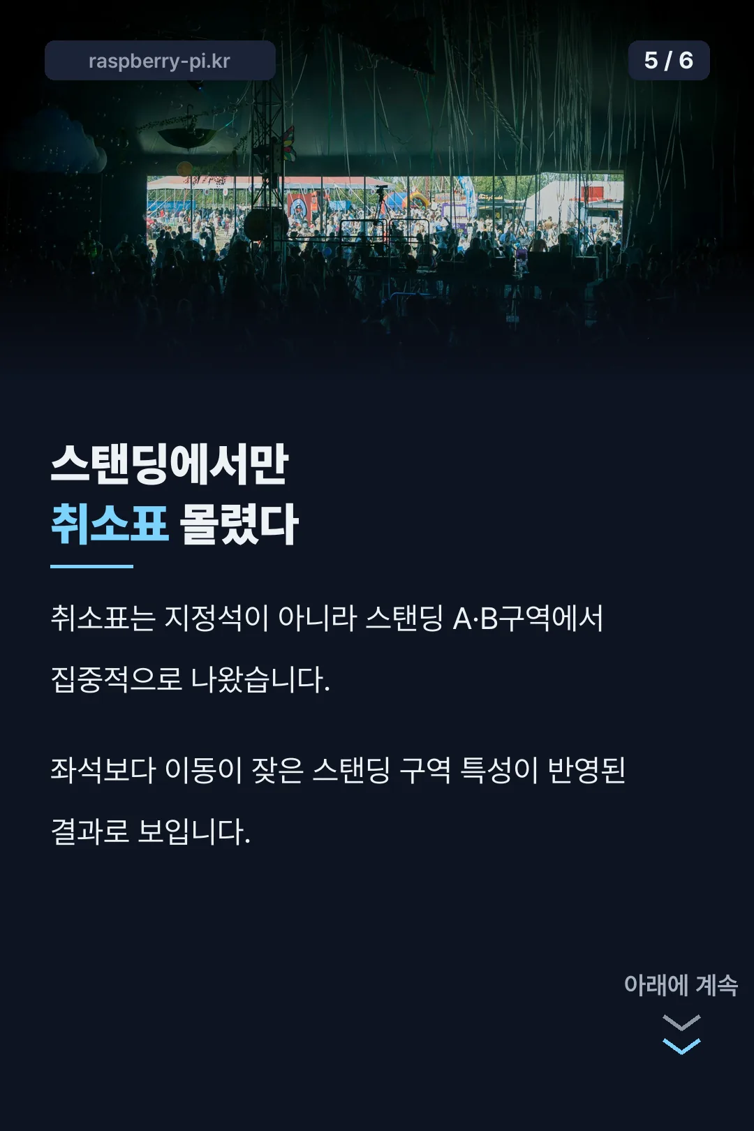 스탠딩 취소표 현상